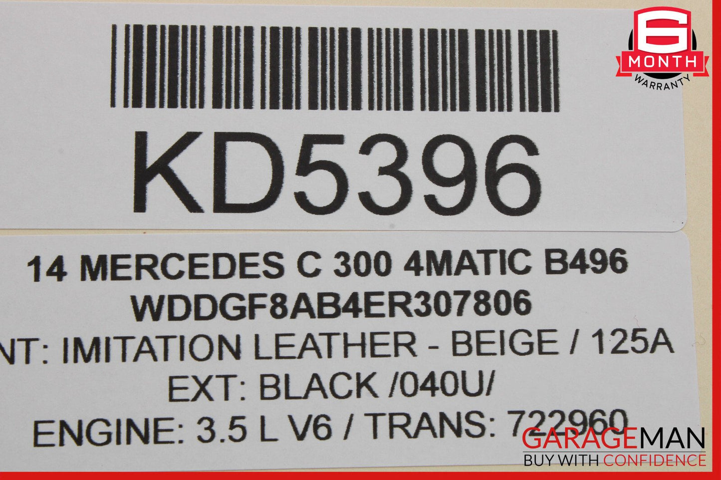 08-14 Mercedes W204 C300 C350 Rear Left & Right Door Audio Speaker OEM