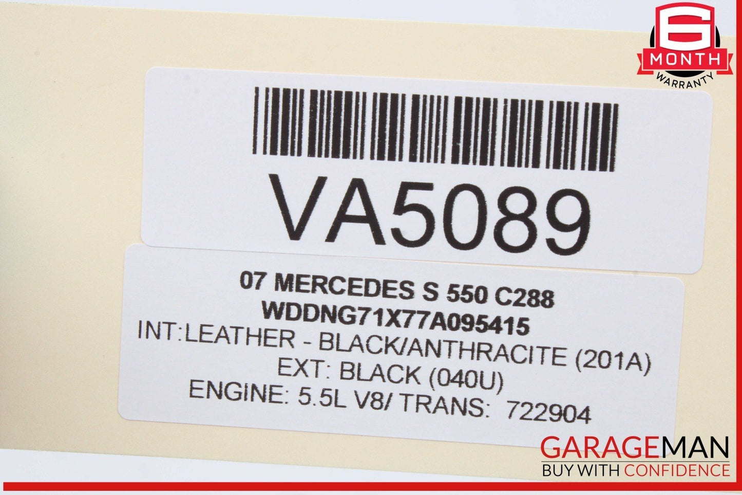 07-13 Mercedes W221 S550 S63 Front Left Driver Side Under Seat Control Unit OEM