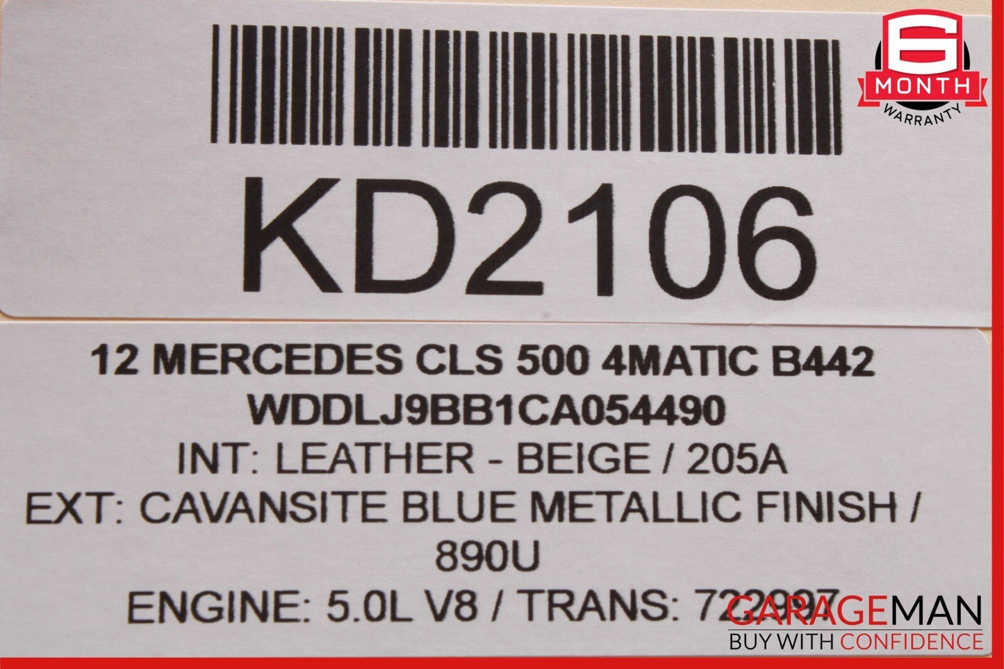 02-18 Mercedes CLS550 CL600 C32 CLS55 AMG AUX Auxiliary Circulation Water Pump
