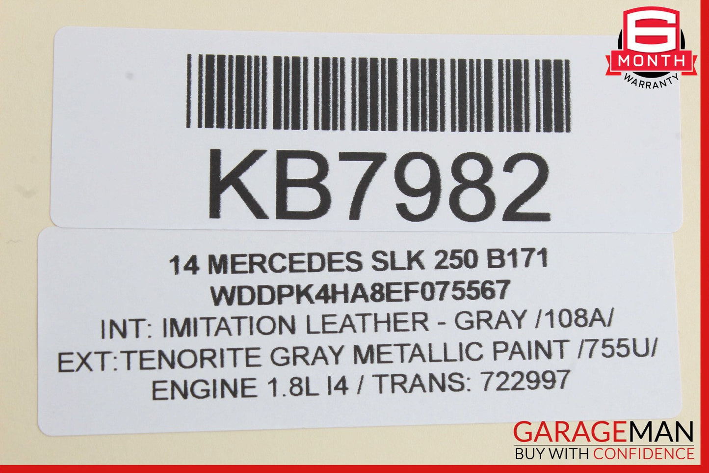 12-20 Mercedes R172 SLK250 Convertible Top Left C Pillar Brace Support OEM