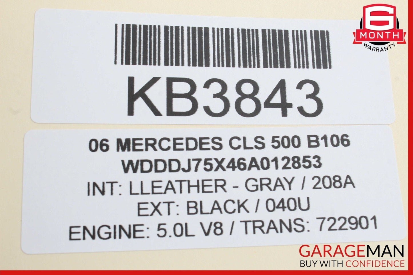 06-11 Mercedes W219 CLS500 E320 Steering Column Control Switches Assembly OEM