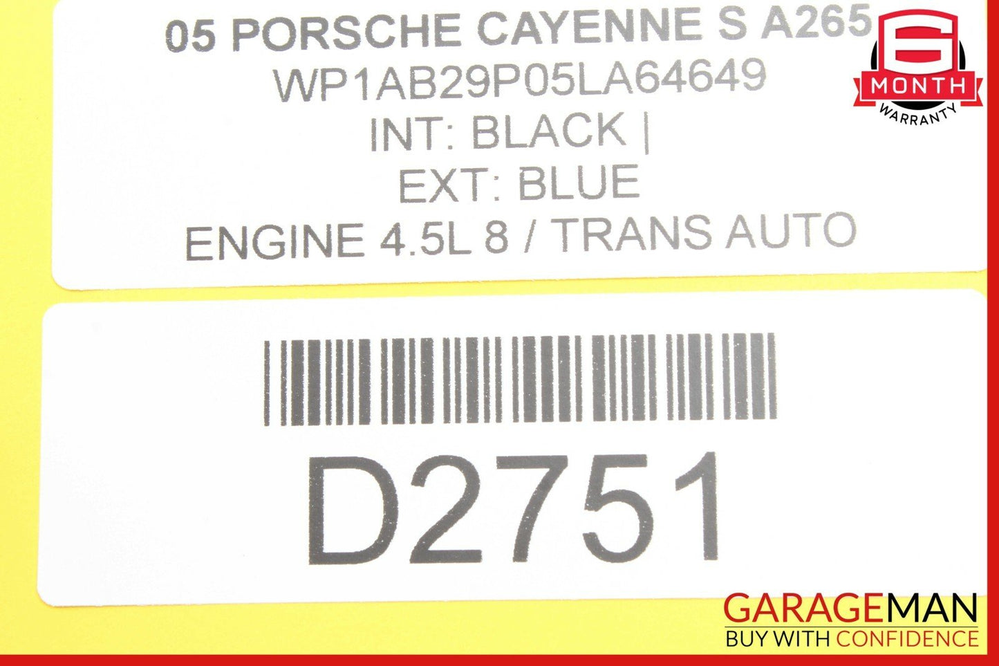 03-06 Porsche Cayenne 955 Steering Column Adjustment Control Switch 7L5953519