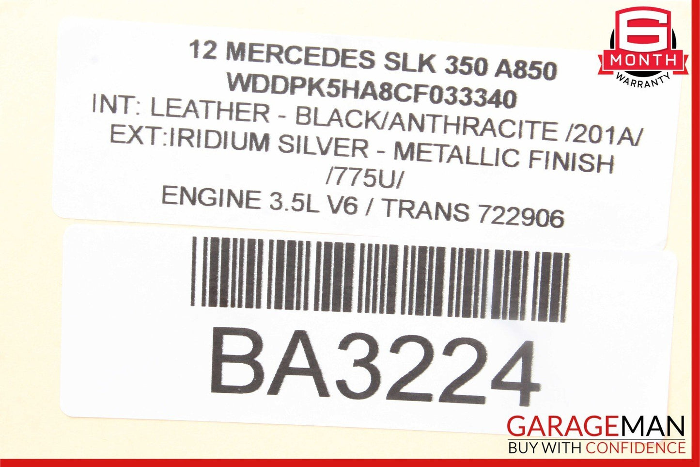 12-20 Mercedes R172 SLK250 SLK350 SLC300 Convertible Top Hydraulic Pump Motor