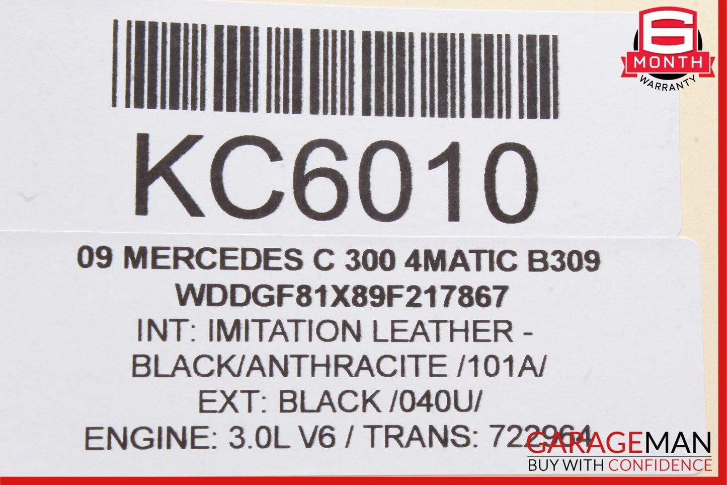 08-16 Mercedes W204 C300 C350 Front Left Door Window Regulator Motor Unit OEM