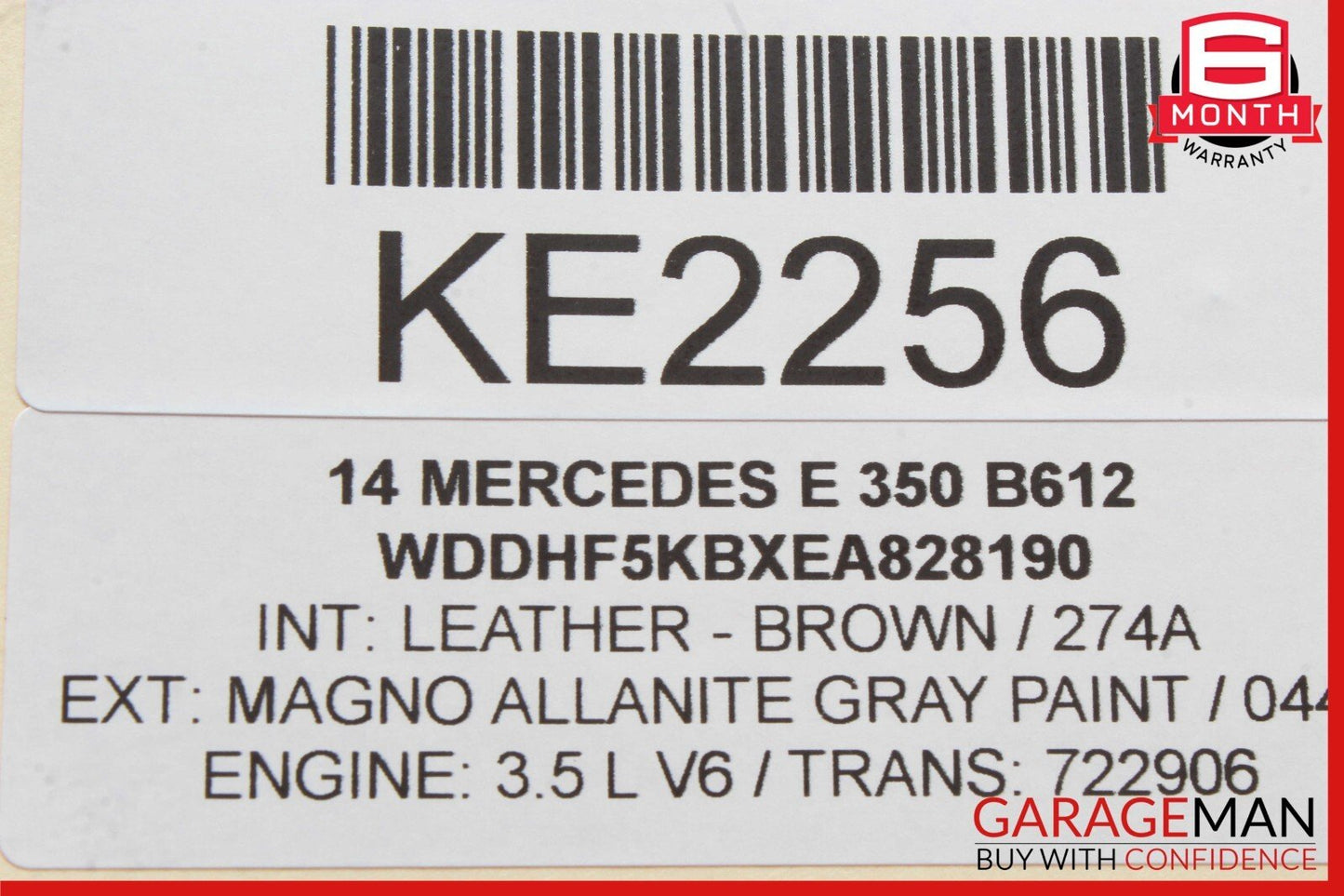 08-18 Mercedes W212 E350 E63 AMG CLS550 Front Left Side Door Control Module OEM
