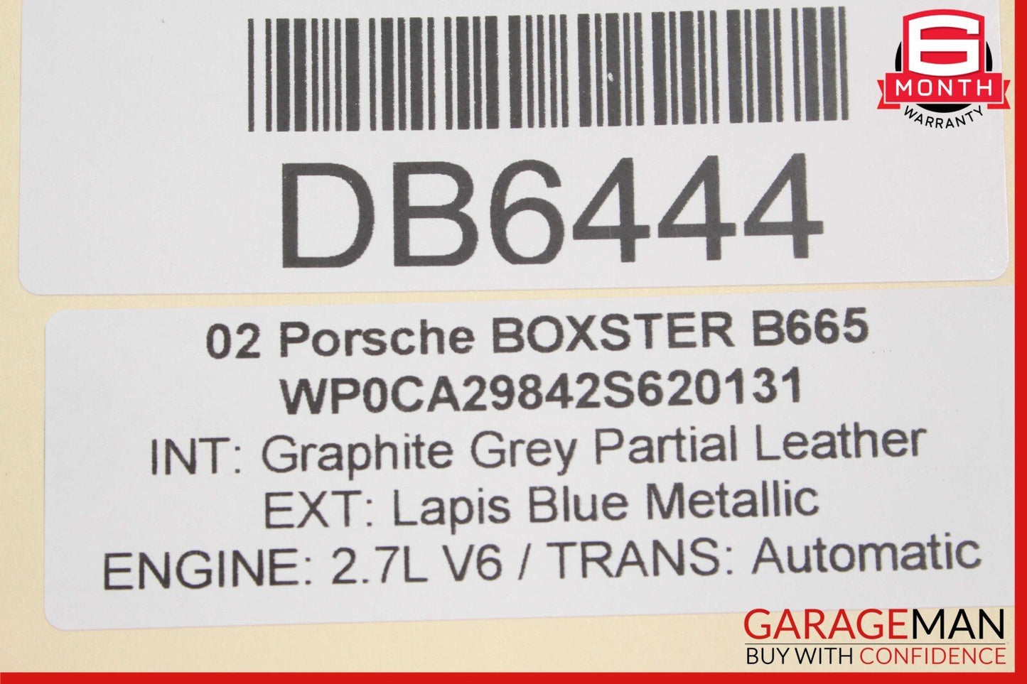 97-04 Porsche 986 Boxster Power Steering Gear Rack and Pinion Assy