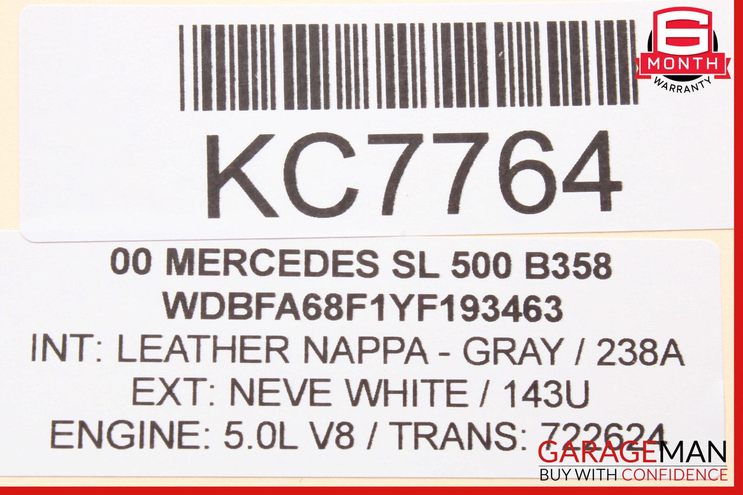 96-02 Mercedes R129 SL500 SL320 Front Right Side Door Lock Latch Actuator OEM