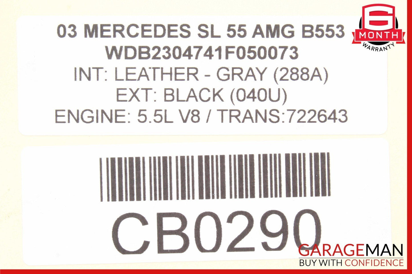 03-11 Mercedes R230 SL55 E63 AMG Rear Left / Right Suspension Lower Control Arm