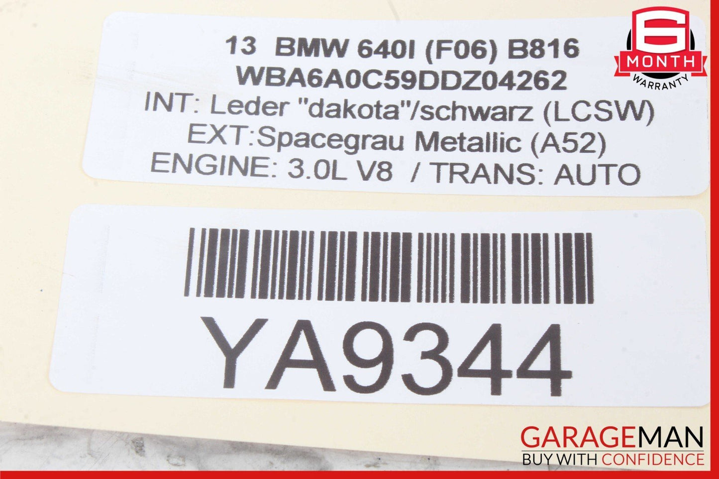 12-19 BMW 640i 650i Rear Left Driver Side Wheel Hub Bearing Spindle Knuckle OEM