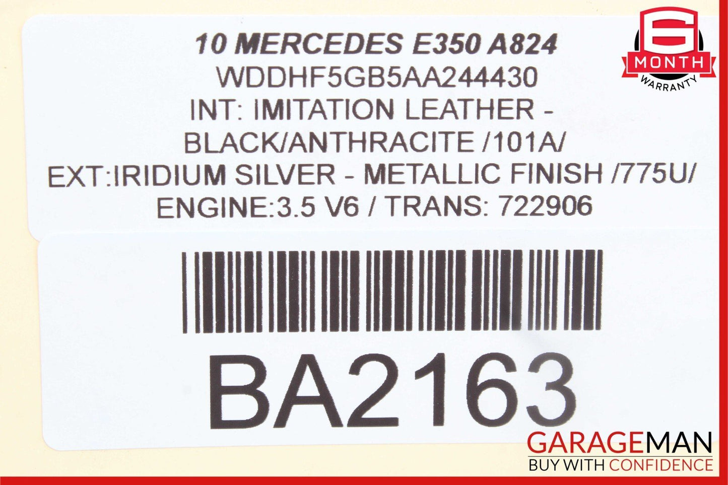 10-16 Mercedes W212 E550 Front Right RWD Suspension Wishbone Control Arm