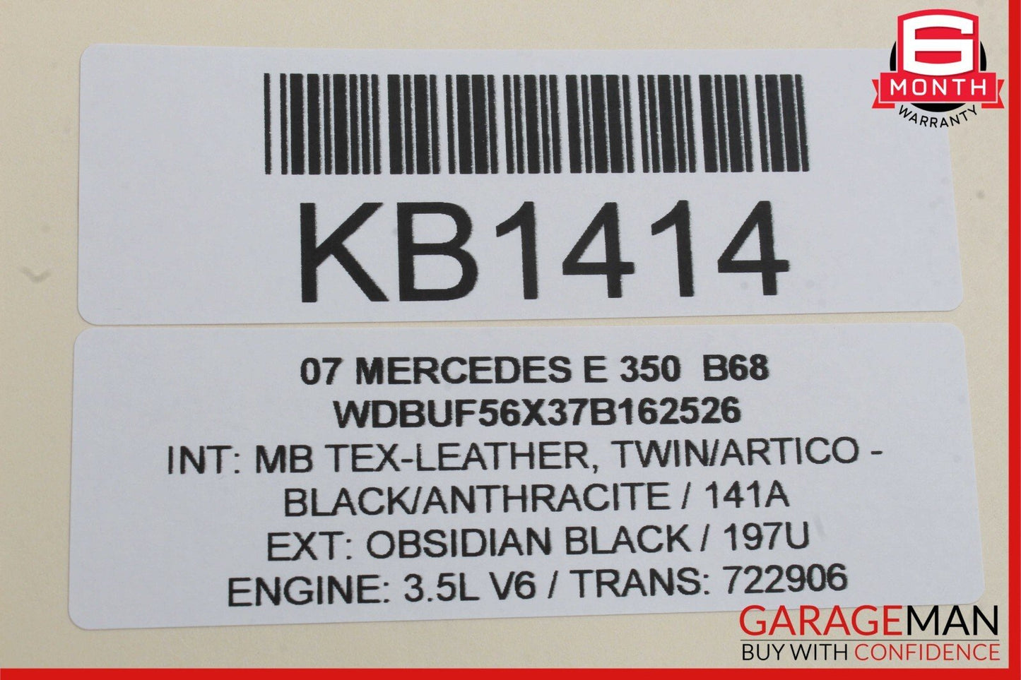 03-09 Mercedes W211 E350 E320 E500 Front Left Door Window Regulator Motor Unit