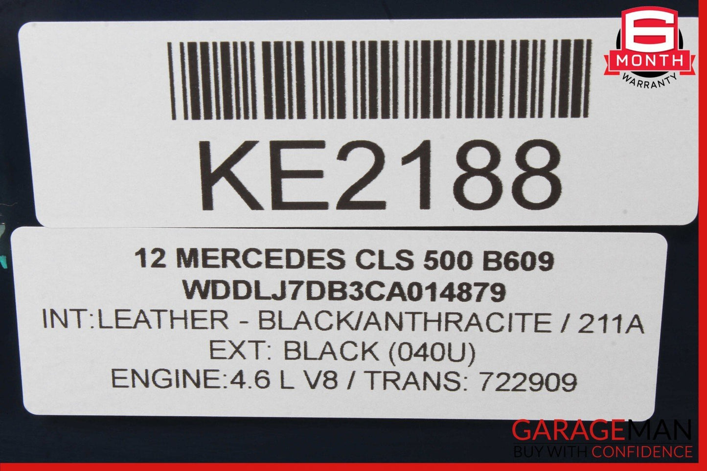 12-18 Mercedes W218 CLS500 CLS550 CLS63 Front Left Side Door Window Glass Tinted