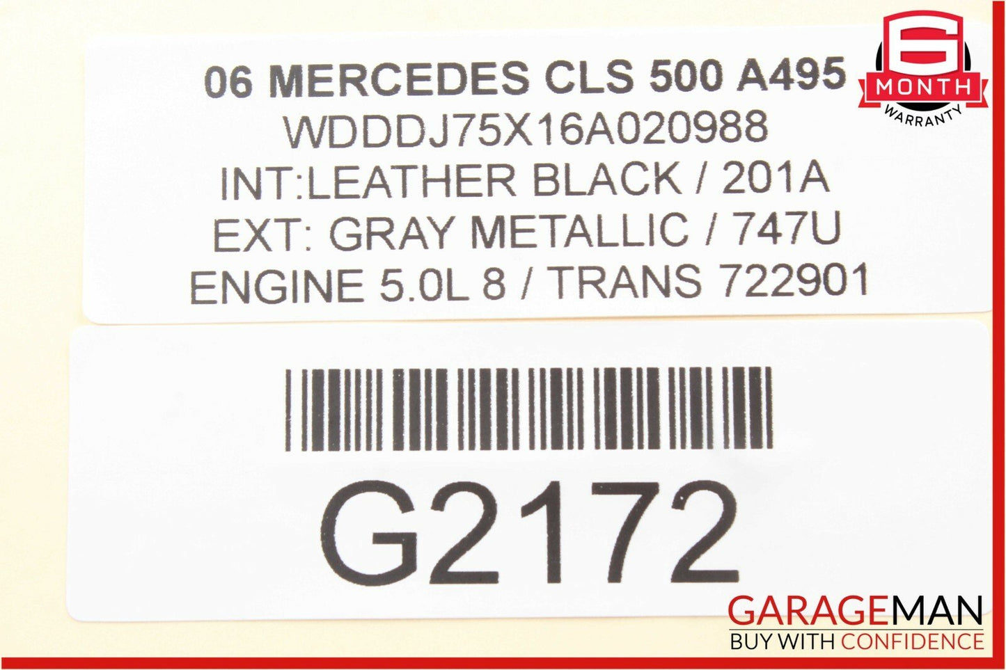 06-11 Mercedes W219 CLS550 CLS500 Front Left Driver Door Control Module OEM