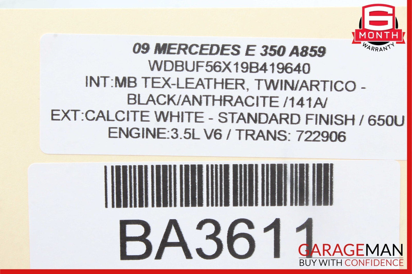 07-09 Mercedes W211 E350 E63 AMG Rear Right Door Control Module 2118703485 OEM