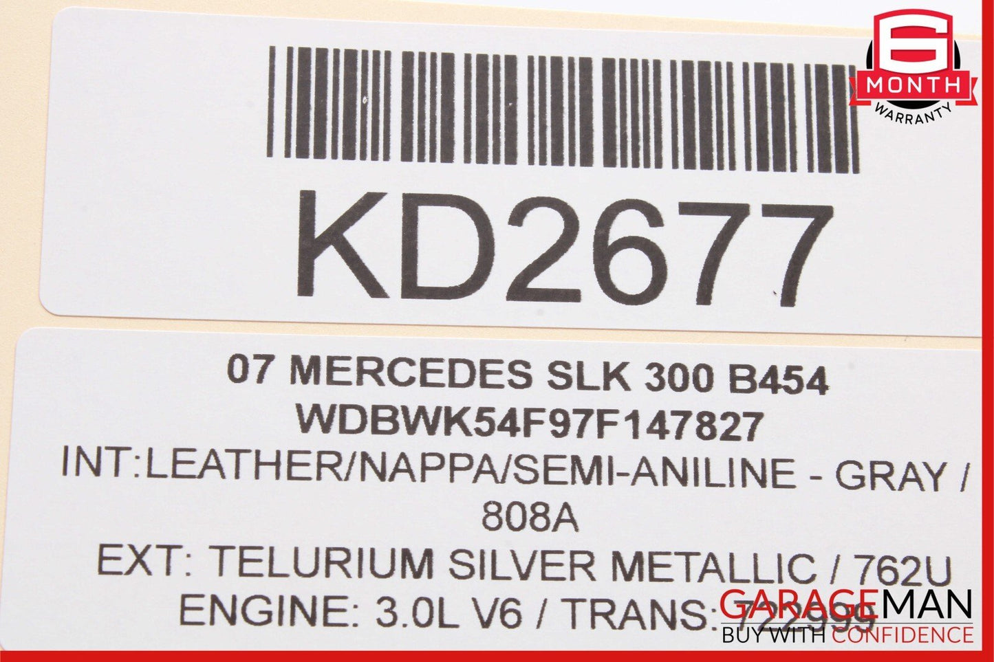 05-13 Mercedes R171 SLK300 Front Left Side Engine Timing Chain Cover Plate OEM