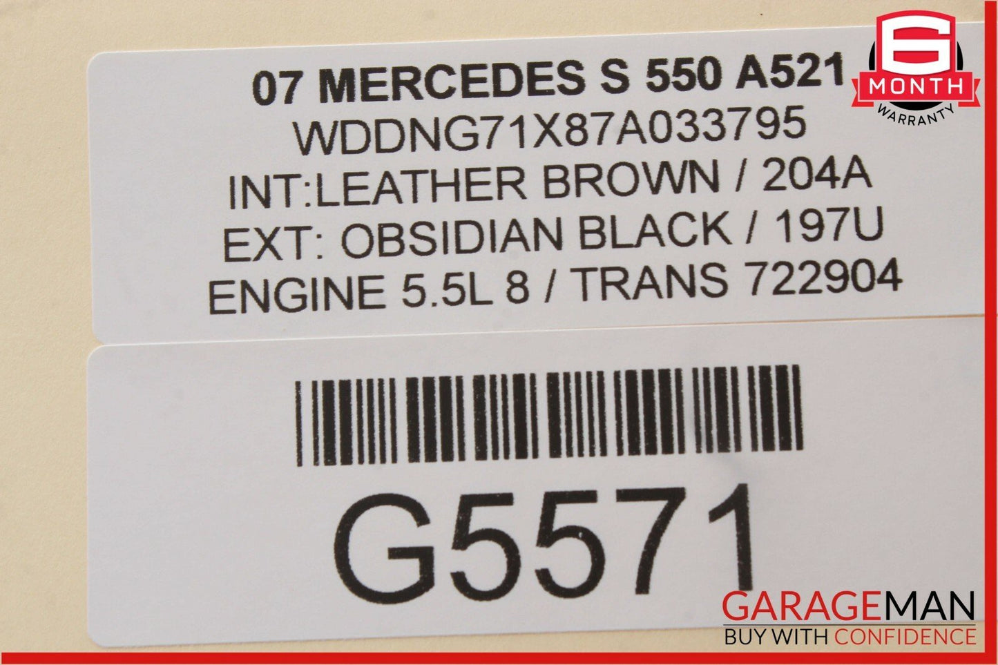 07-09 Mercedes S550 CL550 Bluetooth Mobile Cell Phone Control Controller Module