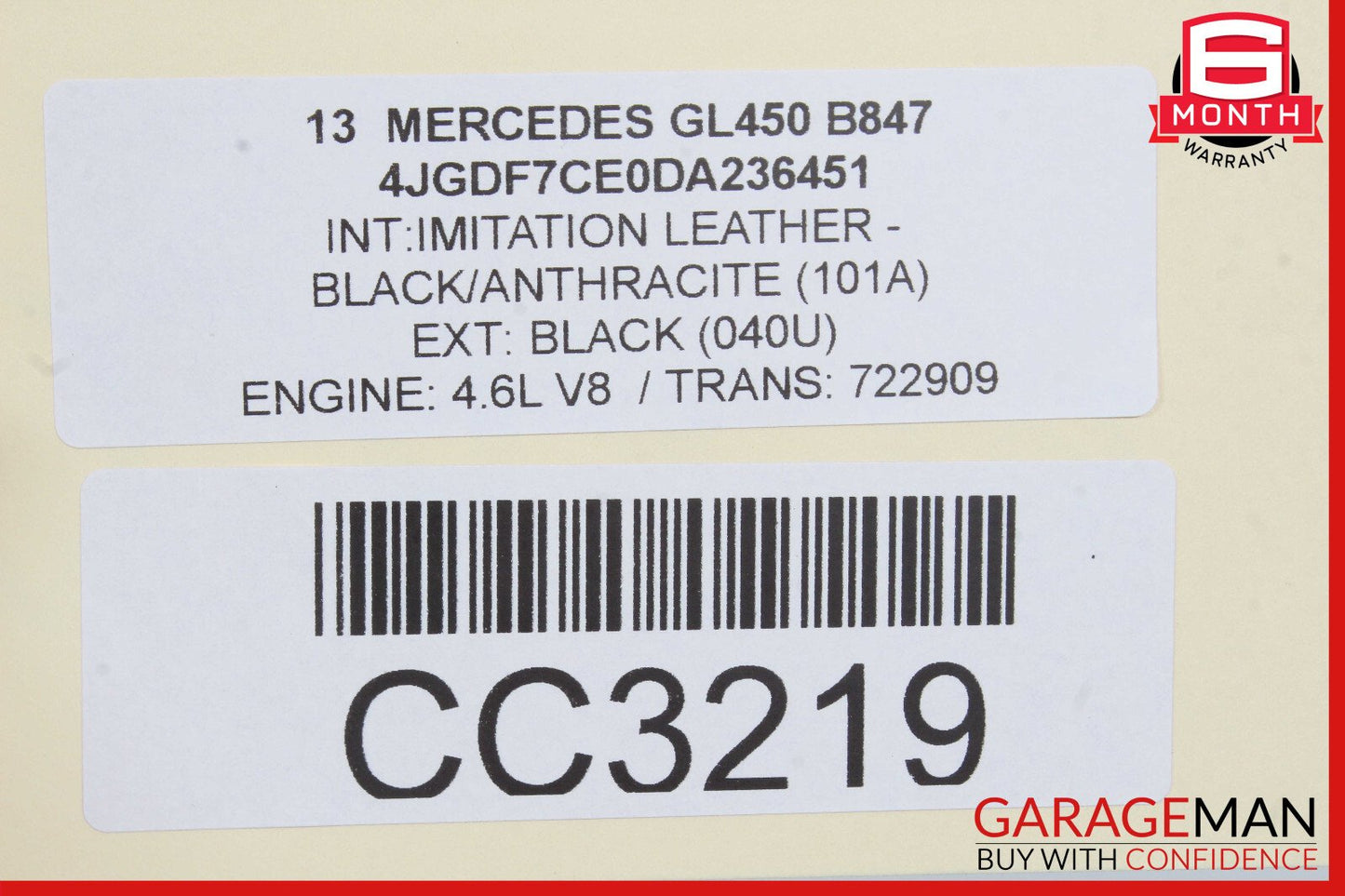 13-16 Mercedes X166 GL450 GL550 Front Hood Bonnet Panel Assembly OEM