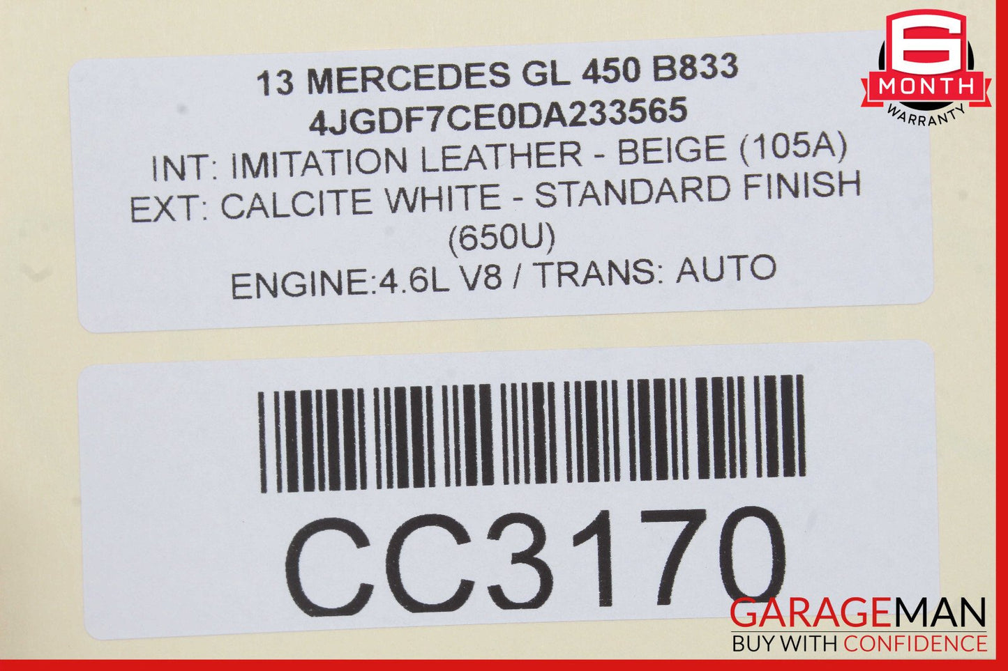 13-16 Mercedes X166 GL450 GL350 Interior Door Panel Front Right Side OEM