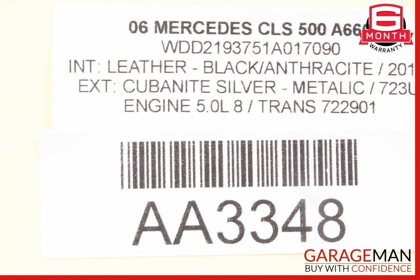 06-11 Mercedes W219 CLS500 Rear Trunk Lid Lock Remote Release Control Module