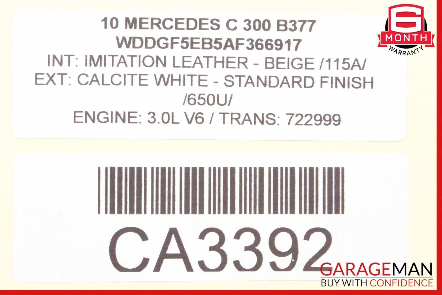 08-14 Mercedes W204 C250 C300 Front Right Side RWD Curved Wishbone Control Arm