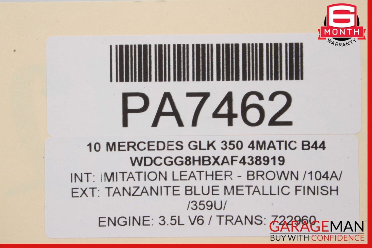 08-17 Mercedes GLK350 E350 AC A/C Air Conditioning Condenser Shroud Assembly