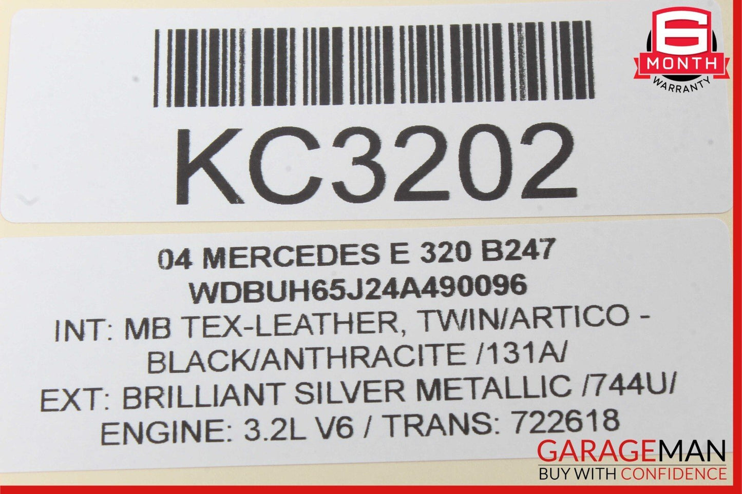 03-09 Mercedes W211 E320 E550 Rear Right Passenger Side Door Lock Latch Actuator