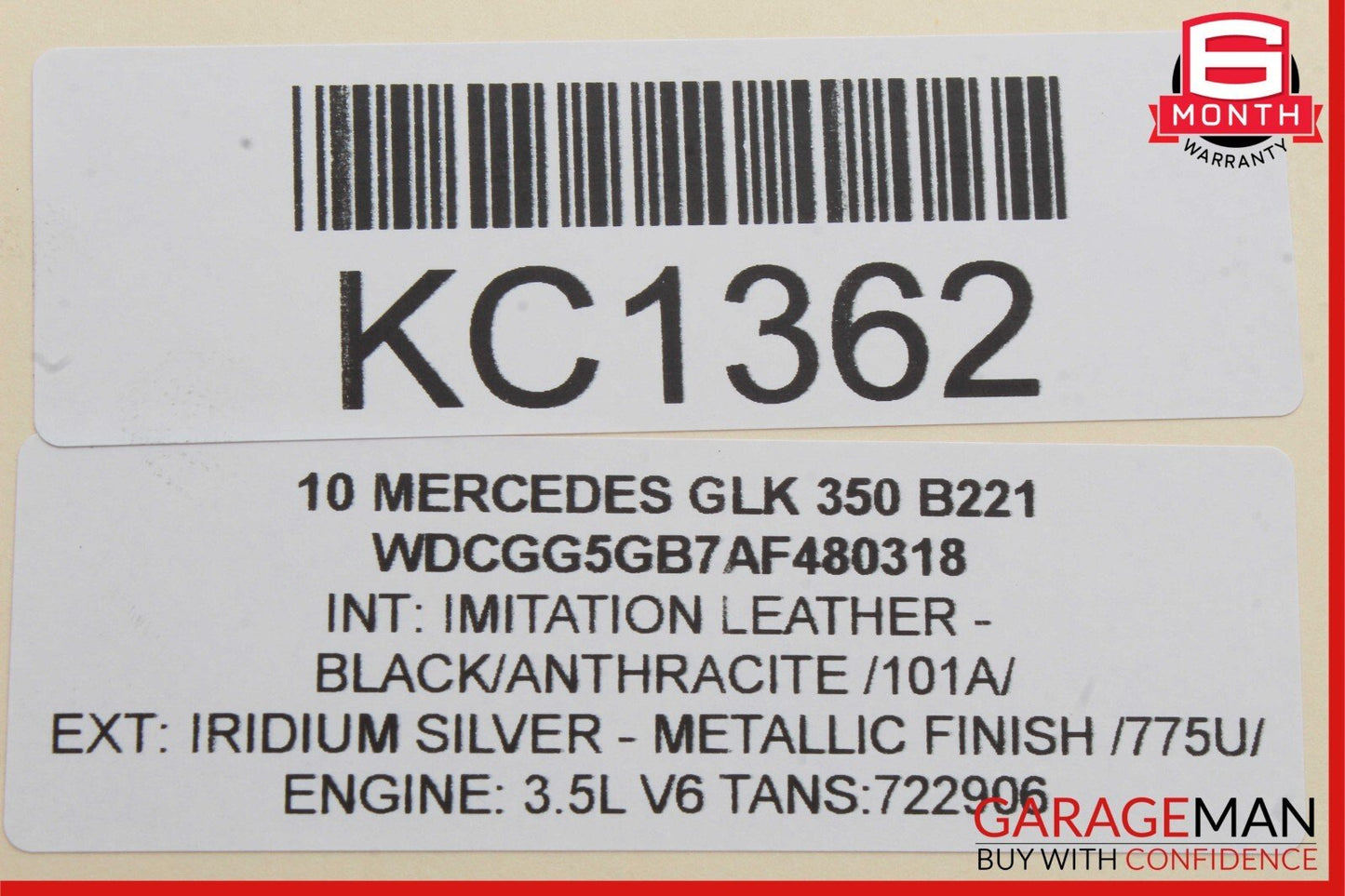 08-17 Mercedes GLK350 C250 C350 E350 Rear Left Side Door Lock Latch Actuator