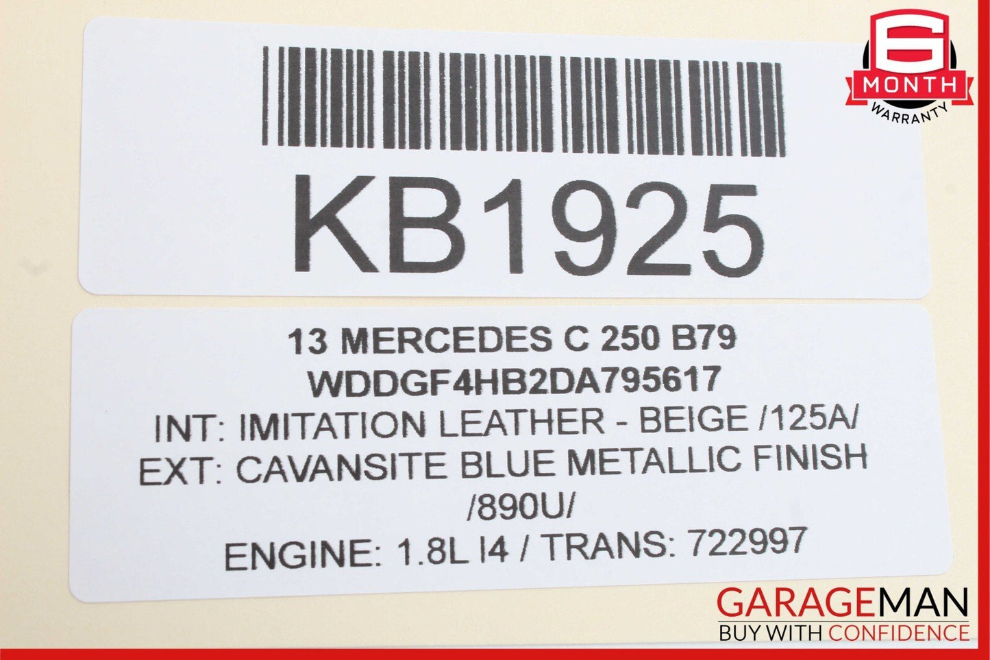 08-14 Mercedes W204 C300 C63 AMG Sedan Front Left Side Door Panel Tweeter Cover