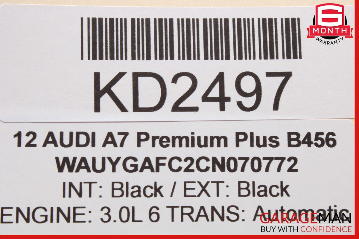 12-18 Audi A7 Rear Left Driver Side Door Window Regulator Motor OEM