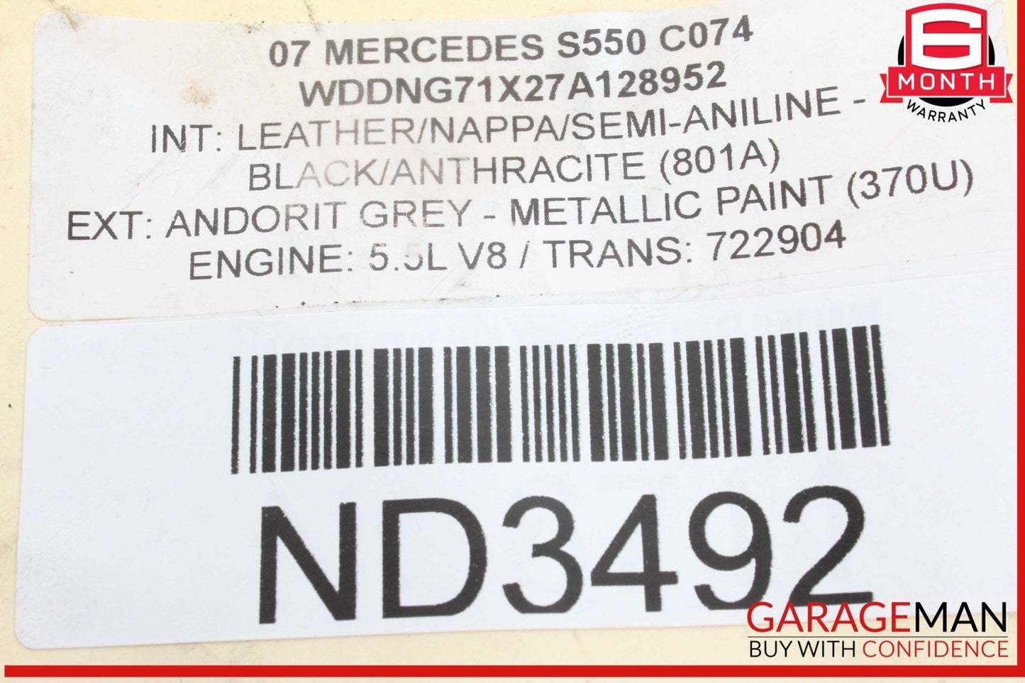 05-13 Mercedes W221 S550 E350 C230 Oil Filter Cooler Housing 2721800210 OEM