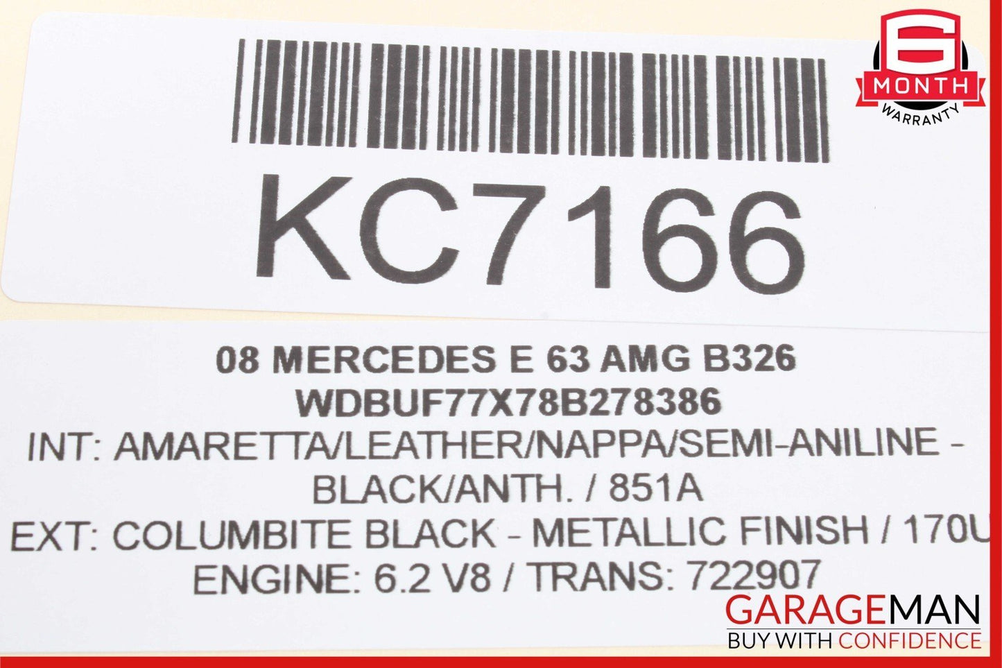 Mercedes W211 E63 AMG Rear Left Driver Side Upper Control Arm OEM
