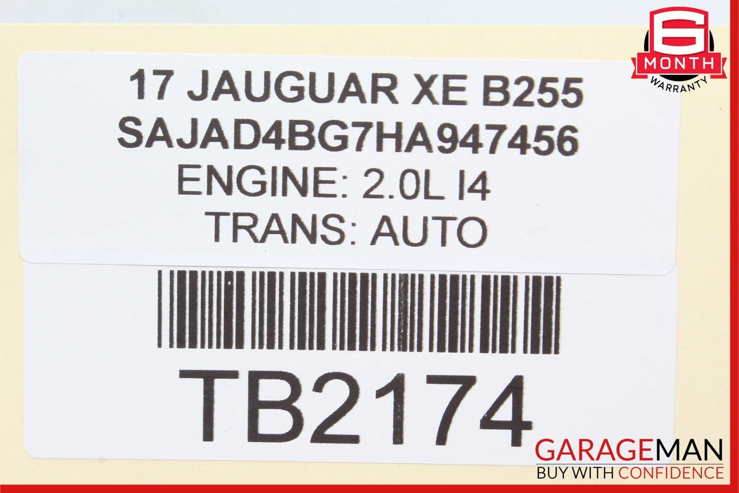 17-19 Jaguar XE Front Windshield Wiper Motor Linkage w/ Motor OEM