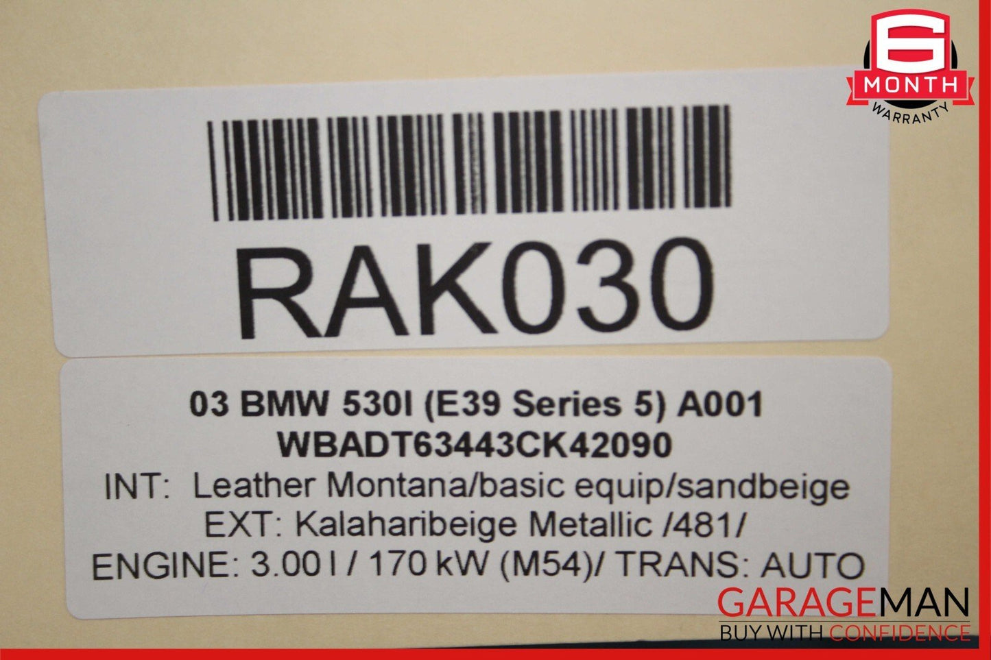 97-03 BMW E39 530i 540i Rear Side Shelf Subwoofer Speakers Assy Set of 2 Pc OEM