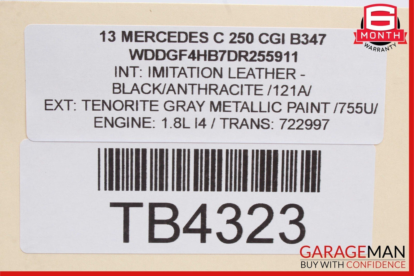 08-14 Mercedes W204 C250 C300 Front Right Side Lower Control Arm RWD