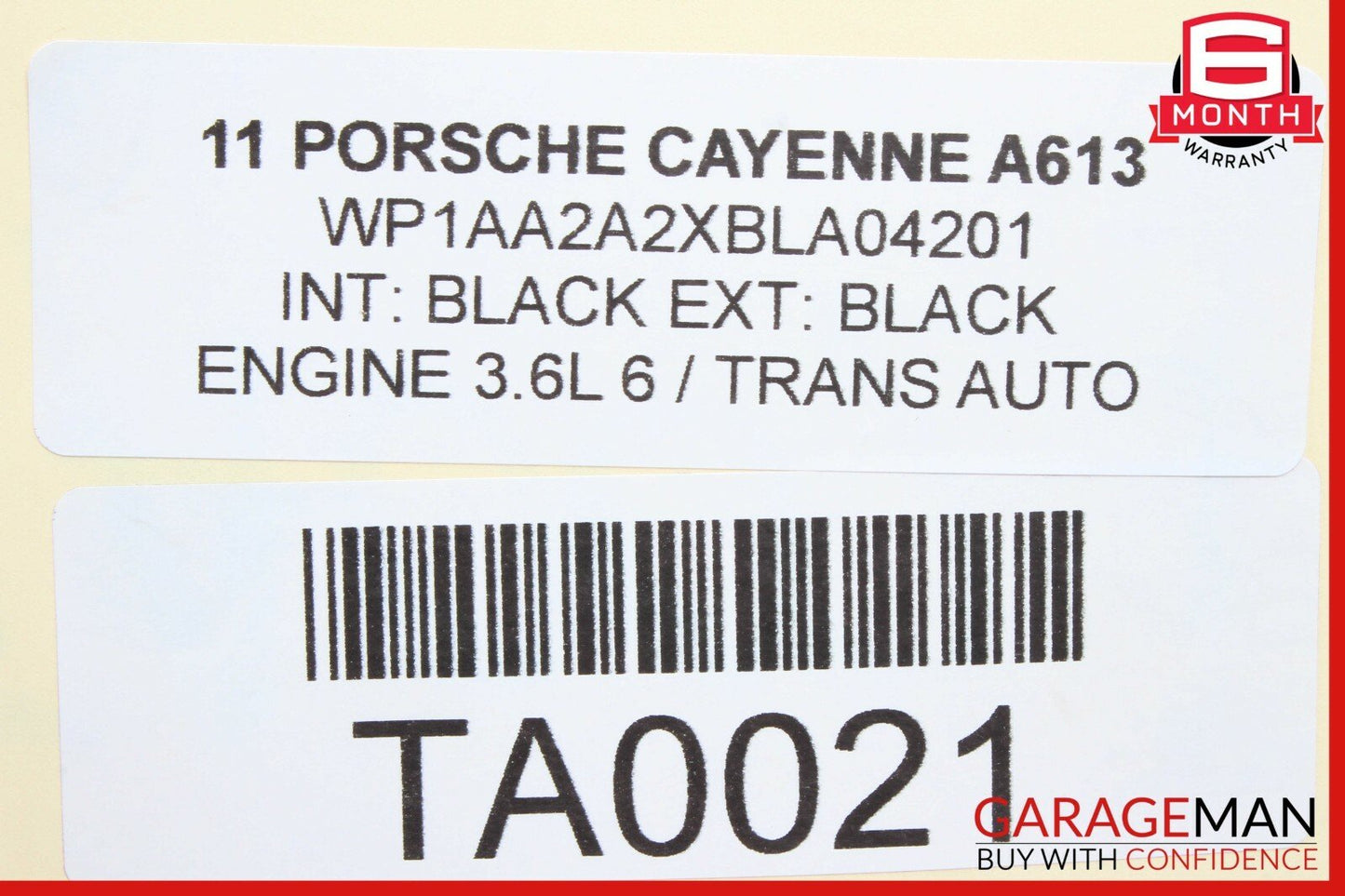 11-17 Porsche Cayenne 958 Steering Wheel Column Assembly 7P5419501BH