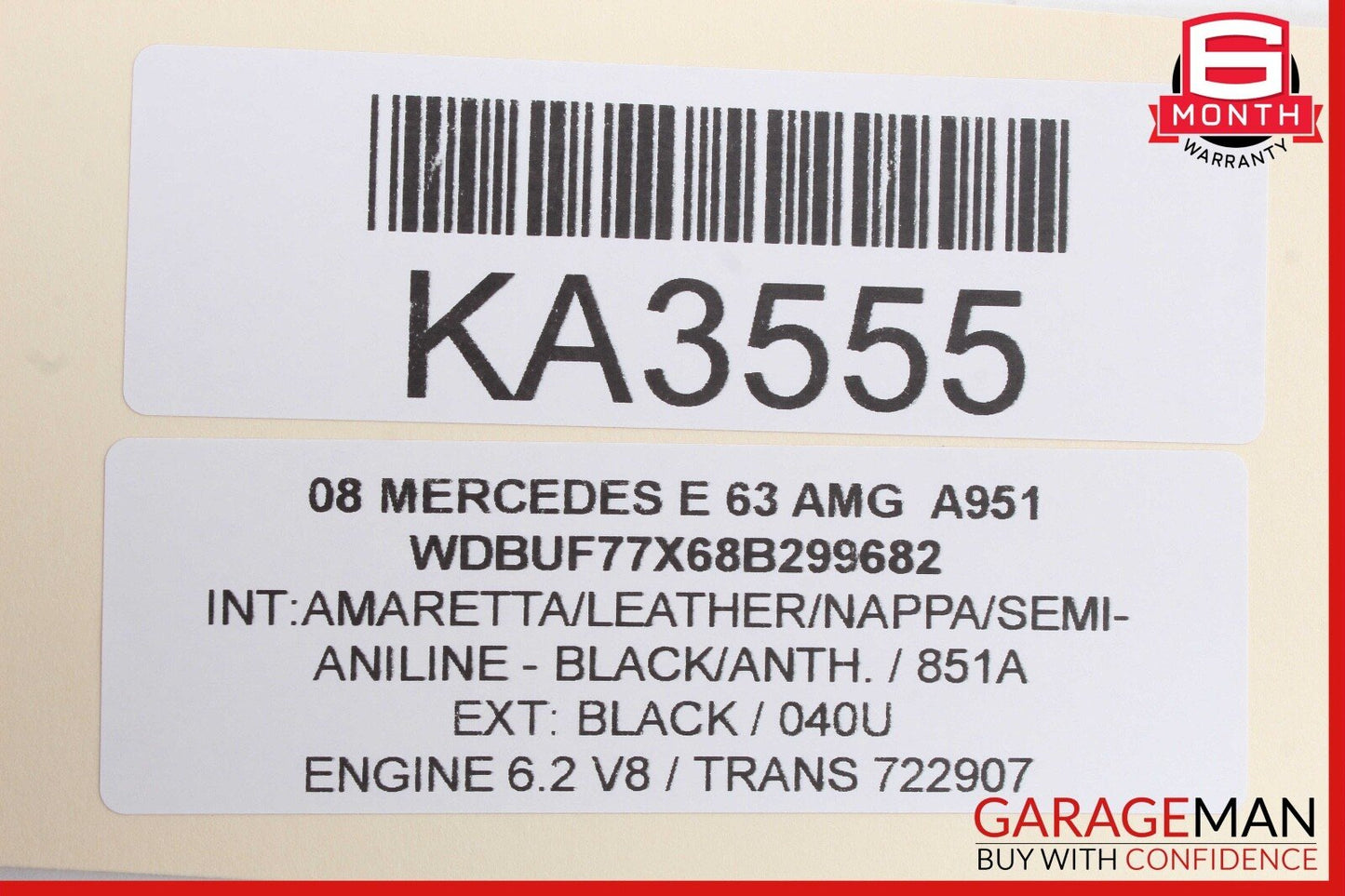 03-11 Mercedes W211 E63 ML55 AMG GL450 Front Right Side Seat Control Module OEM