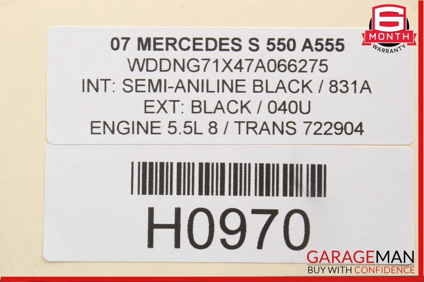 07-13 Mercedes W216 CL550 S550 S600 Trunk Lid Lock Unlock Release Handle