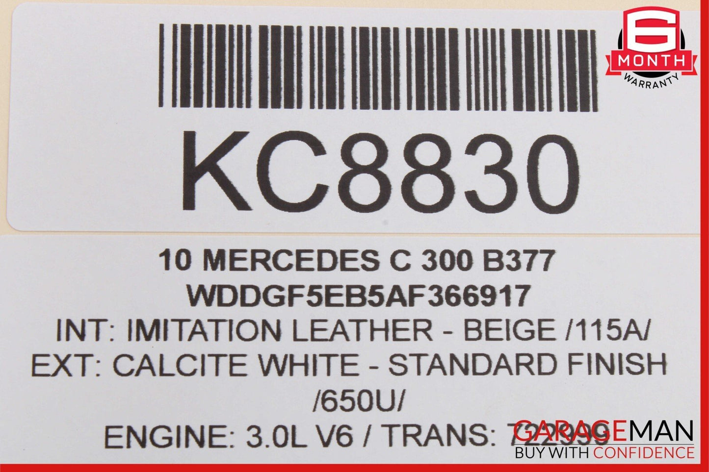 08-11 Mercedes W204 C300 C63 AMG Rear Left Side Door Lock Latch Actuator OEM