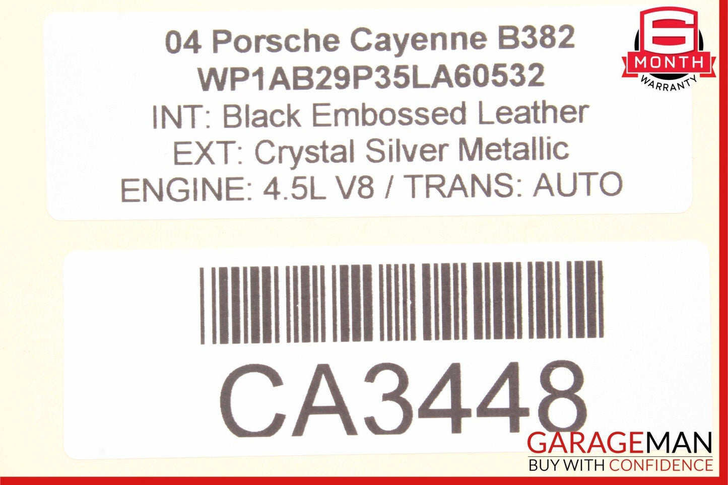 03-10 Porsche Cayenne 955 957 Steering Column Combination Switch Arms Assembly