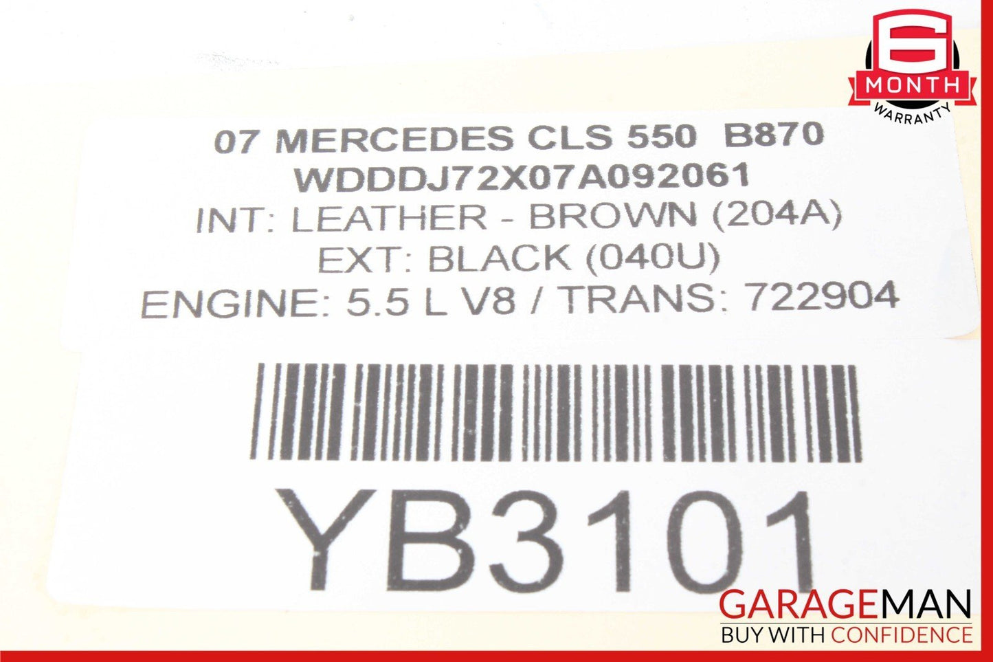 06-11 Mercedes W219 CLS63 CLS550 Door Speaker Sound Audio Radio 2198200202 OEM