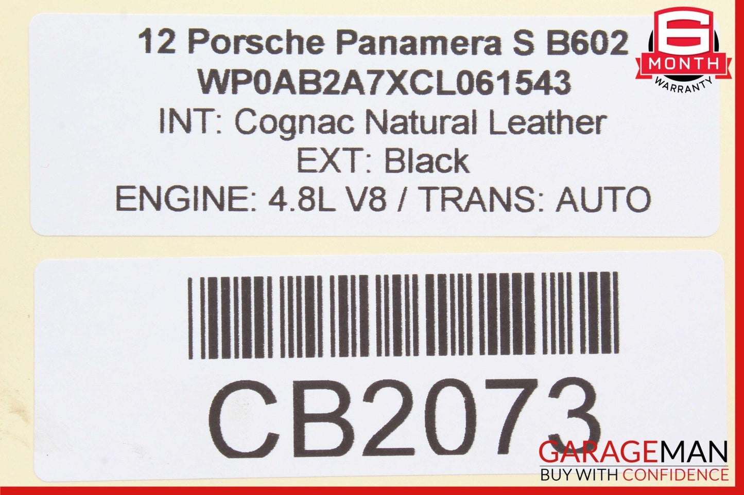 10-16 Porsche Panamera S Rear Right / Left Side Upper Control Arm OEM