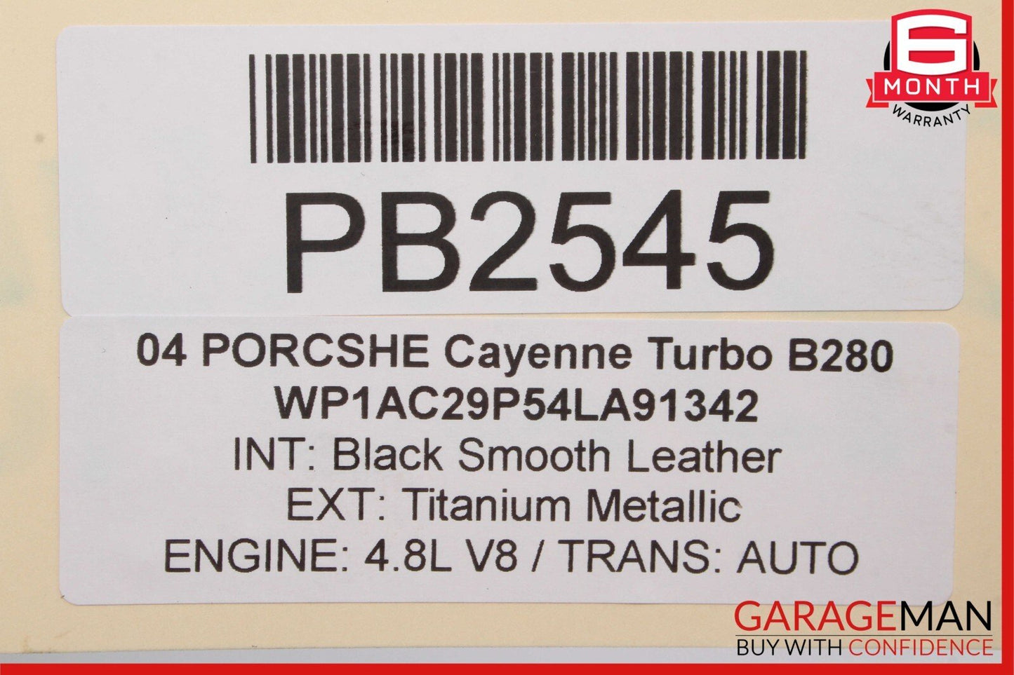 03-06 Porsche Cayenne 955 4.8L Rear Diff Differential Axle Carrier Assembly OEM