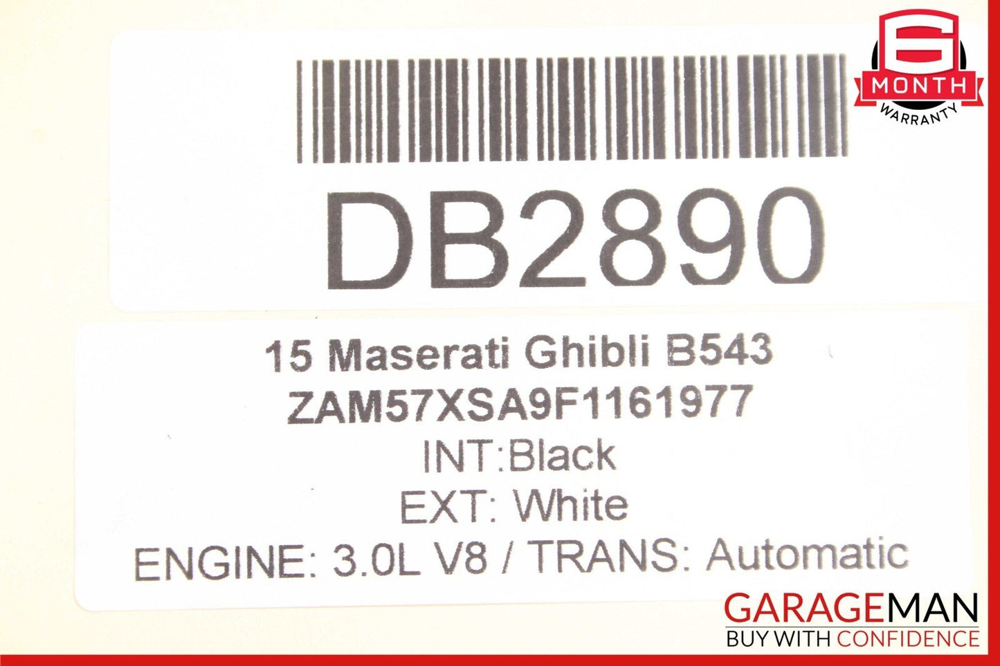 14-20 Maserati Ghibli M157 Engine Motor Cooling A/C Air Conditioning Condenser