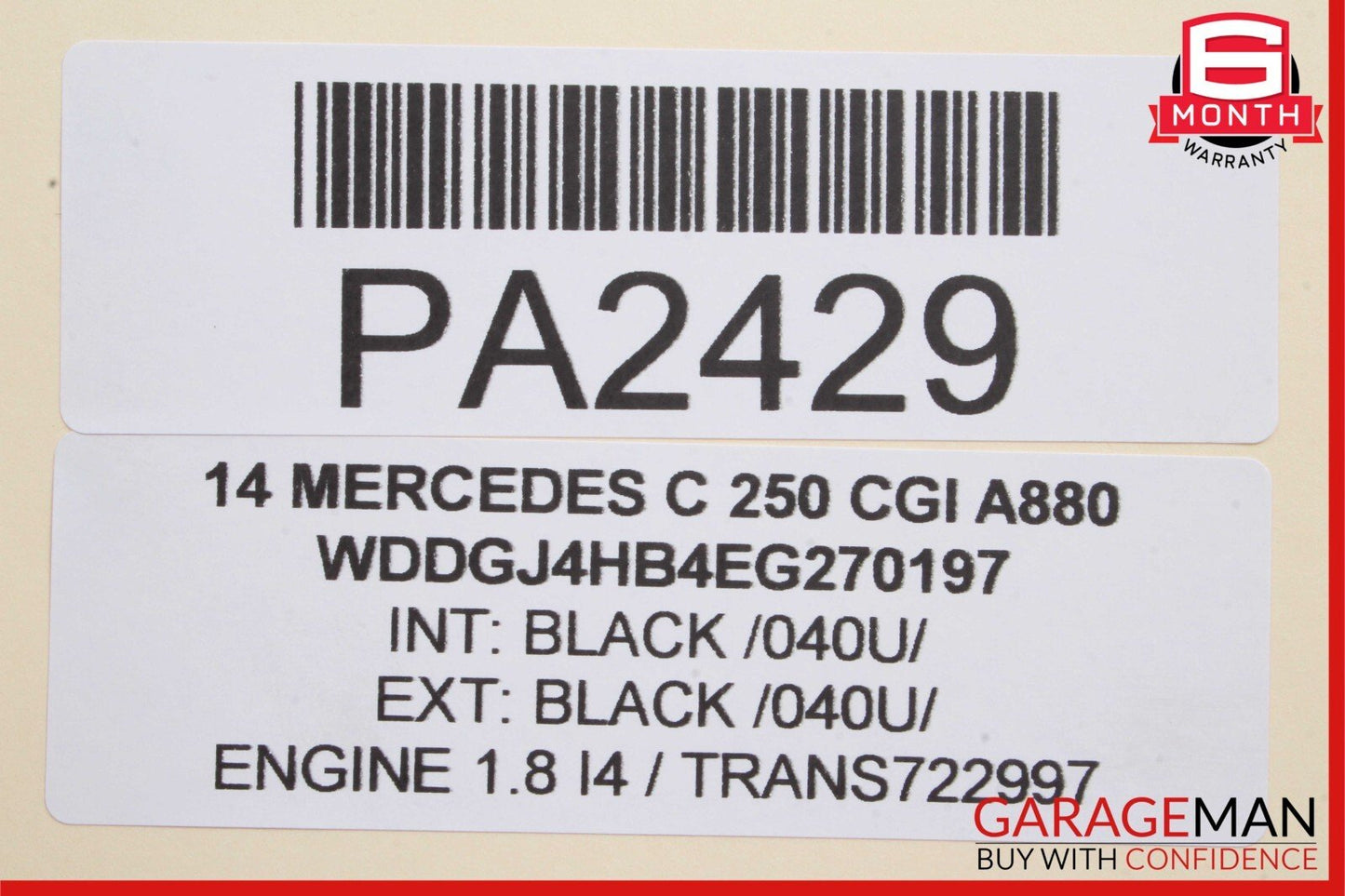 12-14 Mercedes W204 C250 C350 Speedometer Instrument Odometer Cluster Gauge
