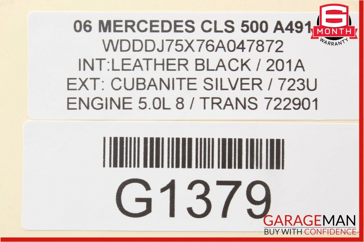 06-11 Mercedes W219 CLS500 CLS550 Front Right Side Door Control Module Unit