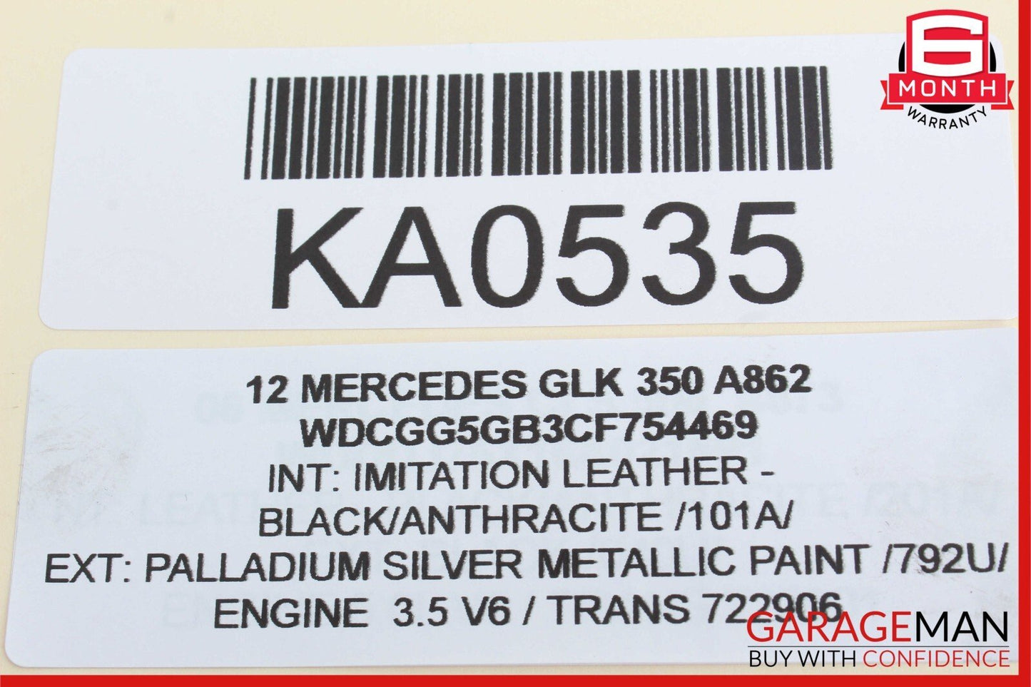 06-09 Mercedes X204 GLK350 S550 Power Steering Pump Reservoir Assembly OEM
