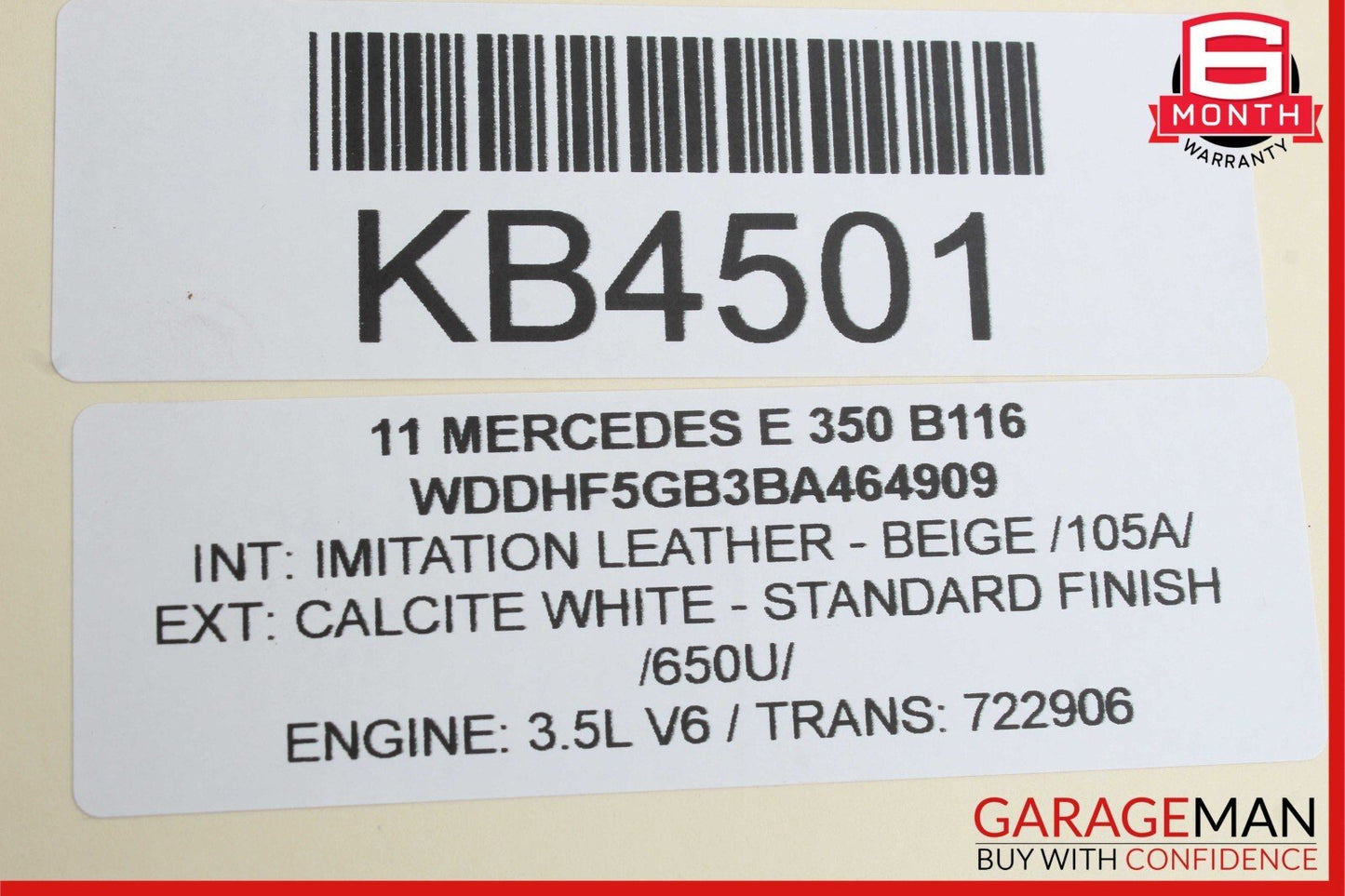 08-17 Mercedes W212 E350 C300 CLS550 SLK350 Trunk Lid Latch Lock Actuator OEM