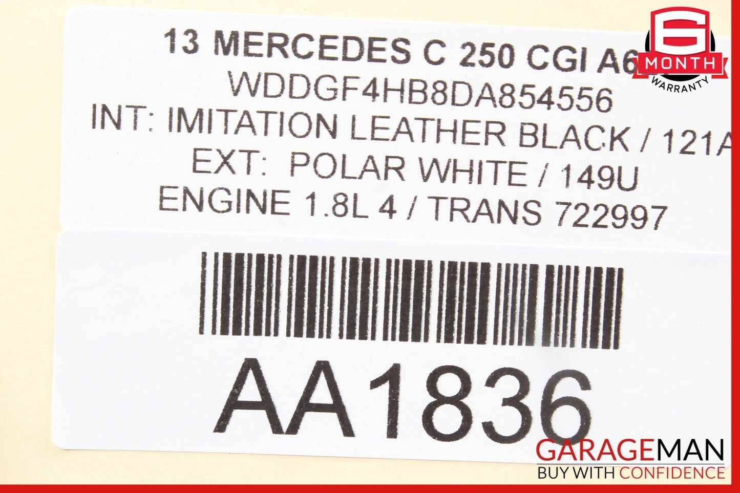 08-14 Mercedes W204 C250 C300 Sedan Rear Left or Right Side Door Speaker OEM