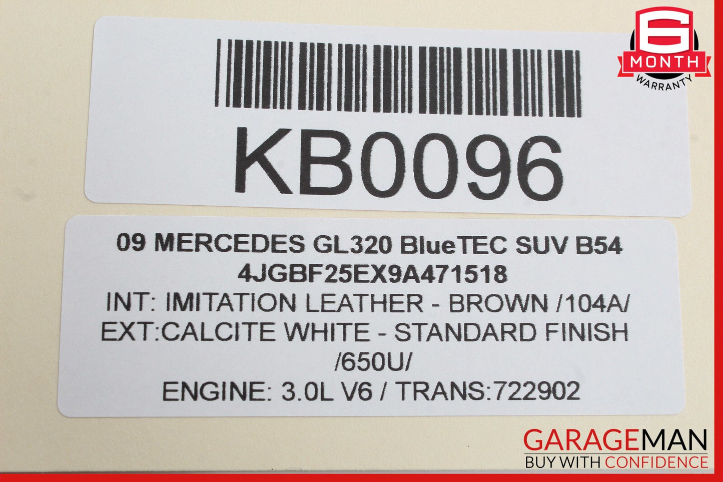 07-12 Mercedes X164 GL320 GL350 Rear Right And Left Seat Fold Control Switch OEM