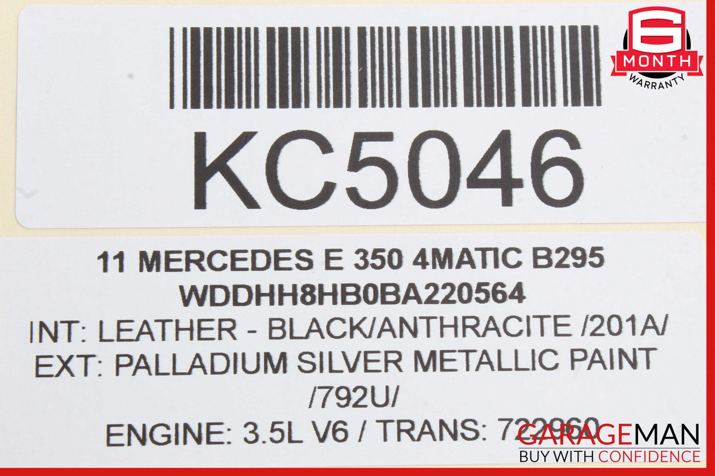 11-16 Mercedes W212 E350 Wagon Rear Right Side Parcelf Shelf Rail Motor OEM
